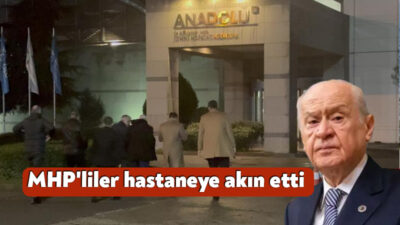 Milliyetçi Hareket Partisi Genel Başkanı Devlet Bahçeli'nin hastanede tedavi altında