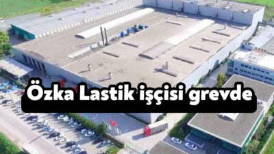 Kocaeli'de faaliyet gösteren Özka Lastik fabrikasında çalışan işçiler, zam taleplerinin