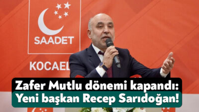 2019 yılından beri Saadet Partisi Kocaeli İl Başkanlığı görevini yürüten