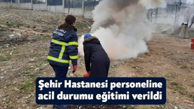 Kocaeli Büyükşehir Belediyesi İtfaiye ekipleri, Kocaeli Şehir Hastanesi personeline yönelik