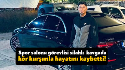 Kocaeli'de spor salonunda iki kişi arasında çıkan kavgada tabancadan çıkan