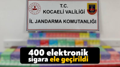 Kocaeli'de bir araçta yapılan aramada piyasa değeri yaklaşık 400 bin