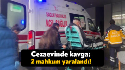 Kocaeli'nin Kandıra ilçesinde cezaevinde çıkan kavgada 2 mahkum darp edilip