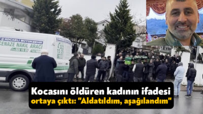 Kocaeli’nin Çayırova ilçesinde bir kadın tartıştığı kocasını silahla vurarak öldüren