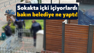 Kocaeli’de alkollü mekanların pahalı olması nedeniyle Pişmaniyeciler Meydanı’nın hemen arka
