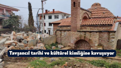 Dilovası Belediyesi, Tavşancıl Mahallesi'ndeki tarihi mirası koruma çalışmalarına devam ediyor.