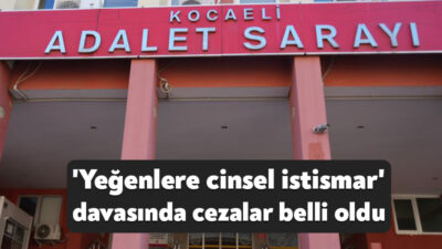 Kocaeli'de 5 ve 6 yaşlarındaki yeğenlerine 8 yıl boyunca zincirleme