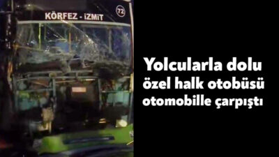 Kocaeli'nin Körfez ilçesinde yoğun kar yağışı ve buzlanma sebebiyle içi