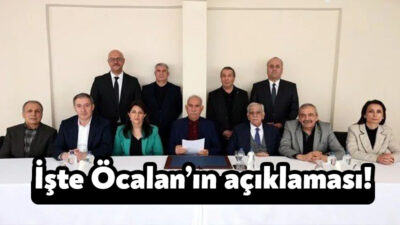 PKK Terör Örgütü Abdullah Öcalan’ın açıklaması… İmralı’dan Abdullah Öcalan'ın ne