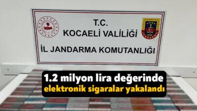 Kocaeli’de jandarma ekipleri tarafından kaçakçılık suçuna yönelik olarak Gebze’de bir