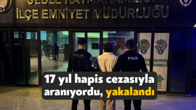 Kocaeli'de çeşitli suçlardan hakkında 17 yıl 8 ay hapis cezası