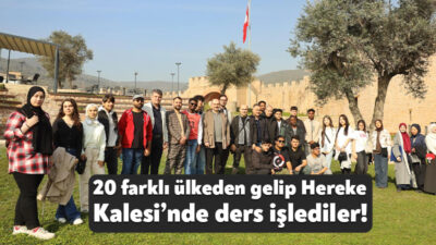 Kocaeli Üniversitesi’nde eğitim gören YTB öğrencileri, Şehir-Tarih-Kültür dersini tarihi dokusuyla