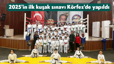 Körfez Gençlerbirliği Spor Kulübü karatede 2025 yılının ilk kuşak terfi