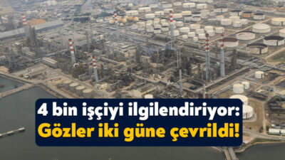 Tüpraş’ta ocak ayında başlayan toplu iş sözleşmesi görüşmeleri kapsamında işçi