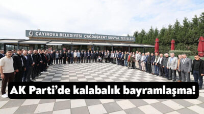 AK Parti Kocaeli İl Başkanlığı’nın öncülüğünde düzenlenen teşkilat bayramlaşması Ramazan