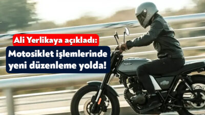 İçişleri Bakanı Ali Yerlikaya, sosyal medya hesabından yaptığı açıklamada motosiklet