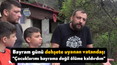 Kocaeli'nin İzmit ilçesinde alkollü olduğu iddia edilen şahıs bayram günü