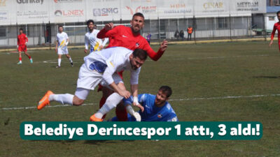 TFF 2. Lig Kırmızı Grup 26. hafta maçında Belediye Derincespor,