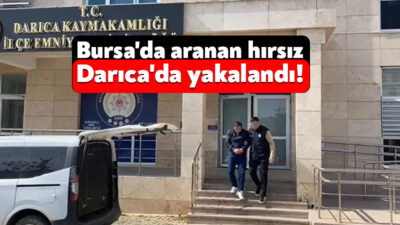 Bursa'da işlediği "hırsızlık" suçundan 6 yıl hapis cezası bulunan hükümlü,
