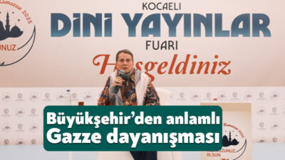 Büyükşehir Belediyesi, Ramazan ayında Filistin için yürekten gelen bir buluşma