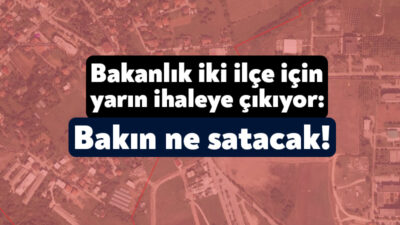 Kocaeli Çevre, Şehircilik ve İl Müdürlüğü 2 ilçedeki taşınmazını satacak.