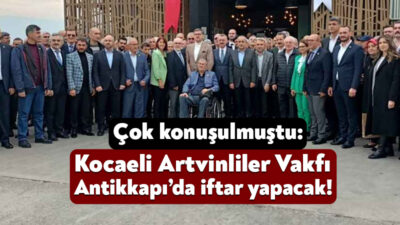 Kocaeli’de son günlerde çok konuşulan STK’lardan olan Kocaeli Artvinliler Vakfı