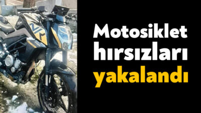 Kocaeli'nin Darıca ilçesinde motosiklet hırsızlığından gözaltına alınan 17 yaşındaki 3