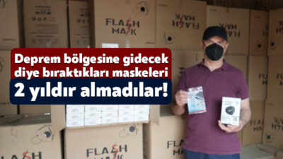 Kocaeli'nin Körfez ilçesinde deprem bölgesine gönderileceği söylenen bir tır dolusu