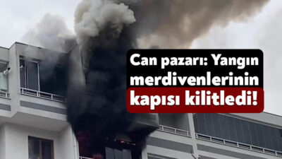 Kocaeli'nin Derince ilçesinde çok sayıda kişinin yaşadığı sitede meydana gelen