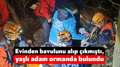 Kocaeli'nin İzmit ilçesinde evinden bavulunu alarak çıkan 86 yaşındaki yaşlı