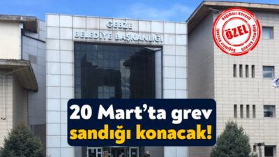 Gebze Belediyesi’nde bir süre önce başlayan toplu iş sözleşmesi görüşmelerinde