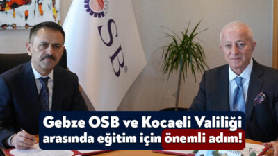 Vali İlhami Aktaş, Gebze Organize Sanayi Bölgesinde bulunan GOSB-TADIM Jale