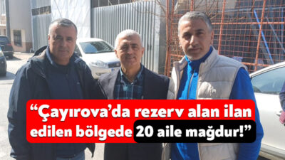 DEM Parti Kocaeli Milletvekili Ömer Faruk Gergerlioğlu, Çayırova’da yıllardır yaşadıkları