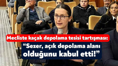 Kocaeli Büyükşehir Belediyesinin mart ayı meclis toplantısında Gölcük’teki kaçak gecekondu/lojistik