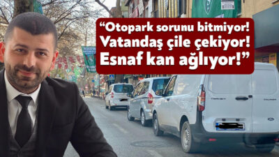 İYİ Parti İzmit İlçe Başkanı Haluk Tamyüksel, İzmit’teki otopark sorunu