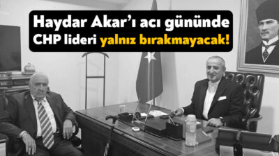 CHP 27.dönem Kocaeli Milletvekili ve TBMM eski Başkanvekili Haydar Akar’ın