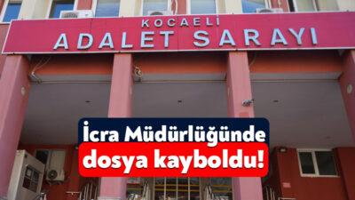 Kocaeli 7. İcra Müdürlüğü bir adet dosyanın kaybolması nedeniyle Resmi
