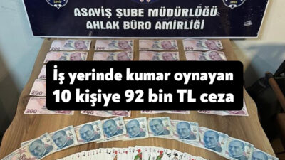Kocaeli'de umuma açık yere dönüştürülmüş tek odalı dairede ve iş
