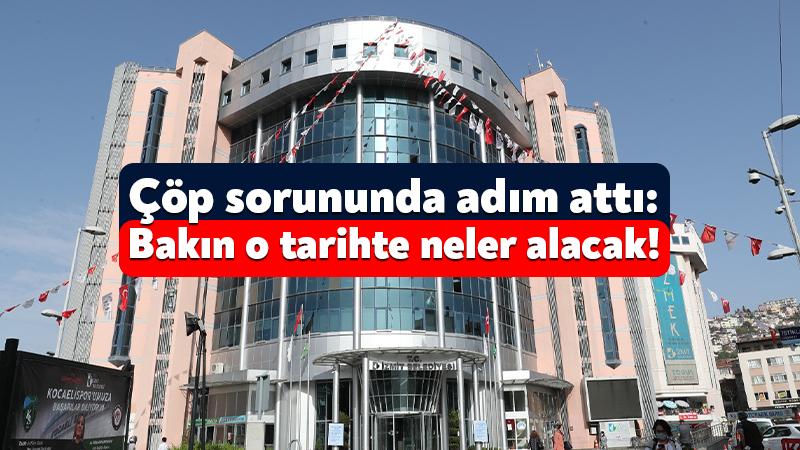 İzmit’teki çöp sorunundan dolayı muhalefetin sık sık gündemin gelen İzmit