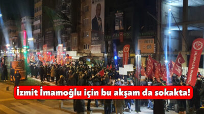 Cumhuriyet Halk Partililer bugün de gözaltına alınan İBB Başkanı Ekrem
