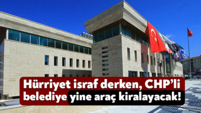 İzmit Belediye Başkanı Fatma Kaplan Hürriyet araç kiralamalarına israf dese