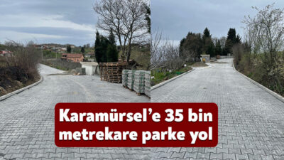 Büyükşehir Belediyesi, bozulan ve ihtiyaç duyulan yollara kilit parke taşı