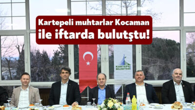 Ramazan ayı münasebetiyle Kartepe Kaymakamı Hasan Öztürk ve Kartepe Belediye