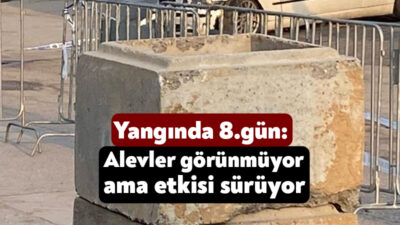 Kocaeli'nin Kartepe ilçesinde metro projesi kapsamında yapılan sondaj çalışmaları sırasında