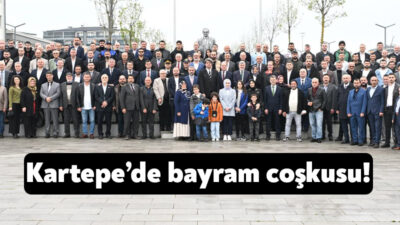 Kartepe’de geleneksel ilçe bayramlaşması Ramazan Bayramı’nın ilk günün de yoğun