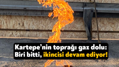 Kocaeli'de 17 Şubat'ta başlayan metan gazı yangını sönerken, bu kez