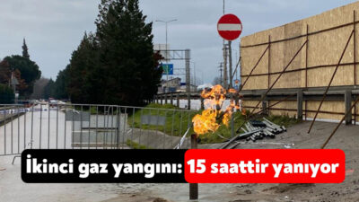 Kocaeli'nin Kartepe ilçesinde 17 Şubat'ta başlayan metan gazı yangını sürerken,