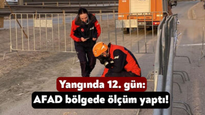 Kocaeli'nin Kartepe ilçesinde sondaj çalışması sırasında açığa çıkan gaz 12