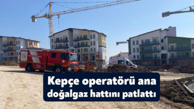 Kocaeli'nin Körfez ilçesinde şantiye alanında temel ve kazı çalışmaları sırasında
