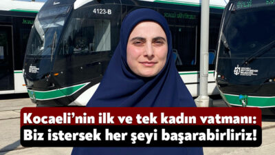 Kocaeli'de 28 yaşındaki Asiye Çelik, çocukluk hayalini gerçekleştirerek kentin ilk